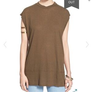 Free People Muscle Tank Olive green Small